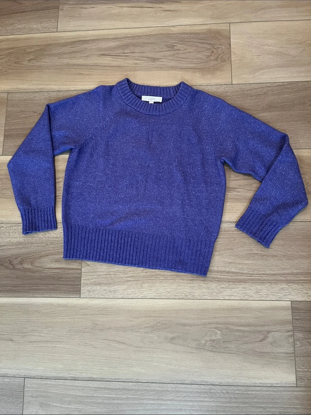 LOFT Seamed Raglan Sweater - Picture 2 of 5